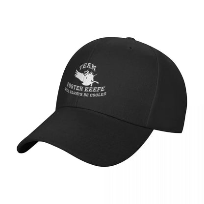 Team Foster Keefe Will Always Be Cooler Silveny Keeper of the Lost Cities Design 2 Baseball Cap