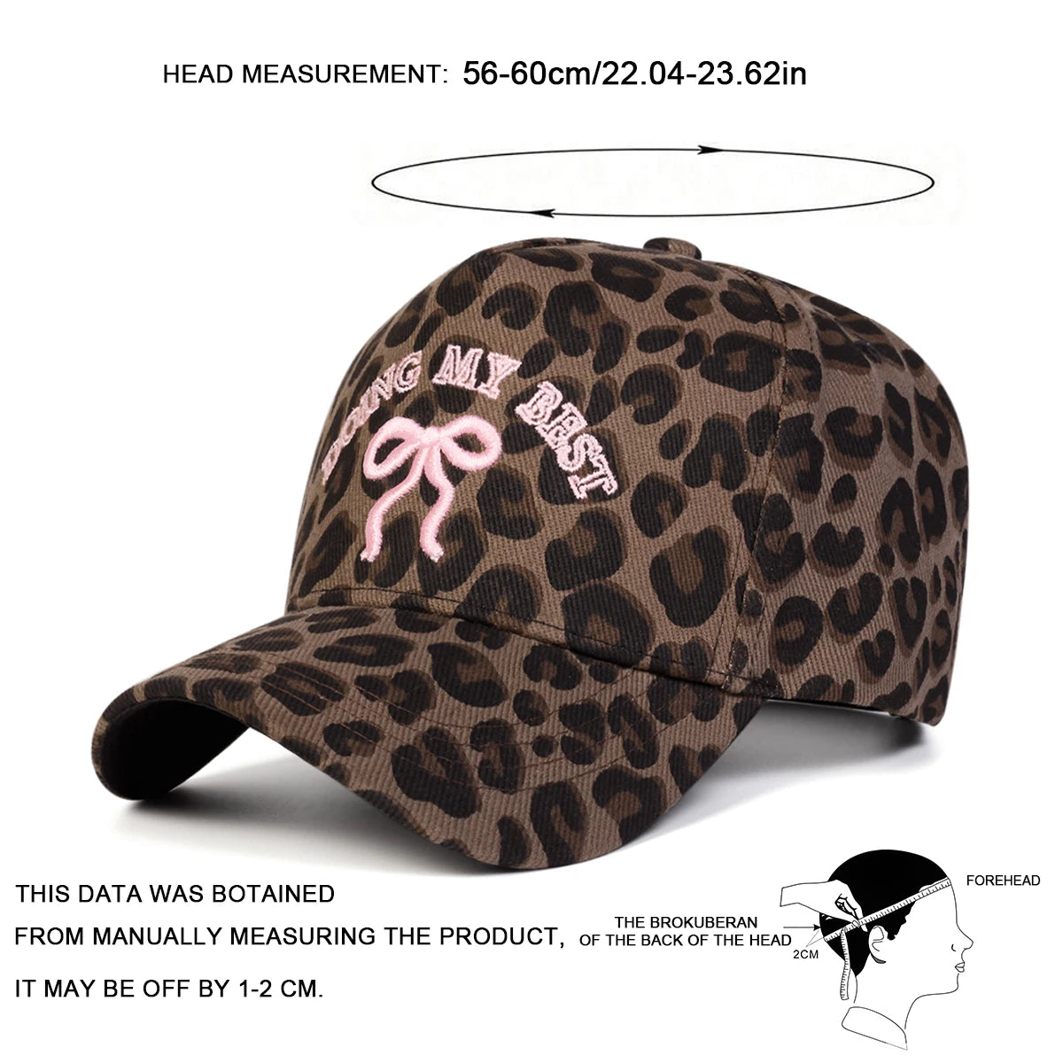 Unisex Doing My Best Embroidery Baseball Caps Spring Autumn