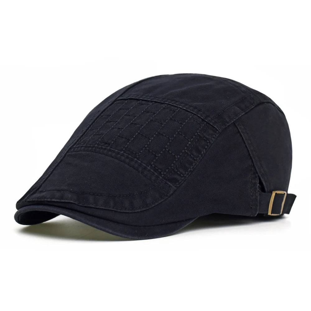 Four Seasons Newsboy Cap Men Women Solid Soft Casual Fashion Beret Hat