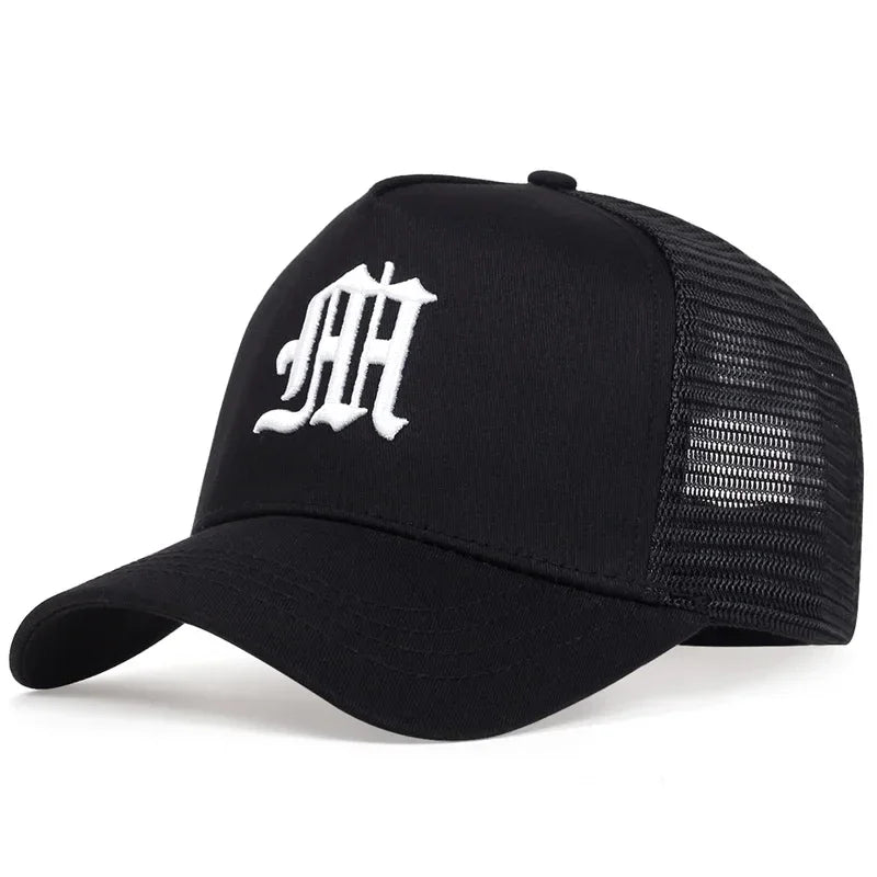 Unisex Personality Letter Embroidery Baseball Net Caps Spring Summer