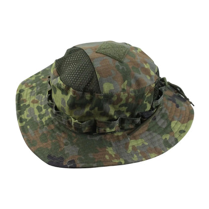 Ruins Camo Outdoor Summer Fishing Sunshade Benny Hat Round Brim Cap Fisherman Hats