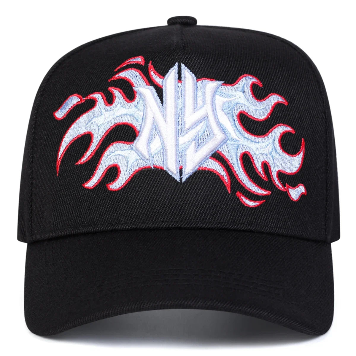 Unisex NY Flame Embroidery Baseball Caps Spring Autumn