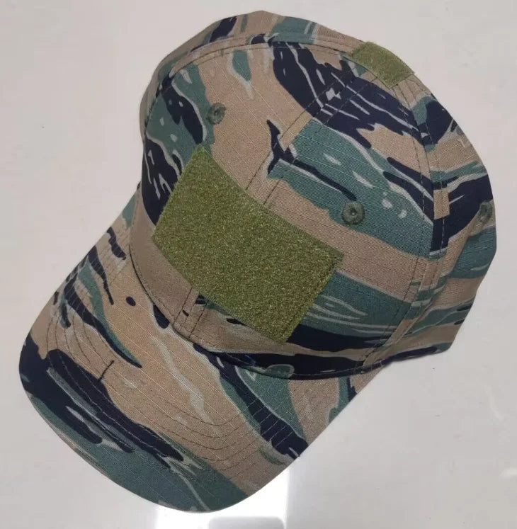 New Tiger Tabby Camouflage Baseball Cap Green Outdoor