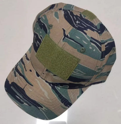 New Tiger Tabby Camouflage Baseball Cap Green Outdoor