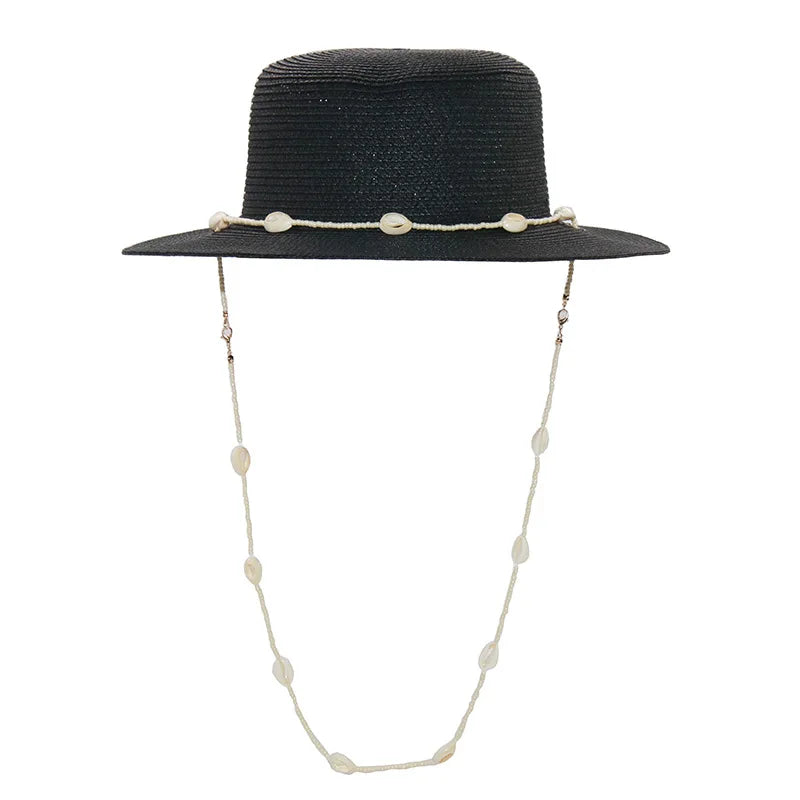 Personalized Trend, Shell Necklace, Straw Hat Spring And Summer