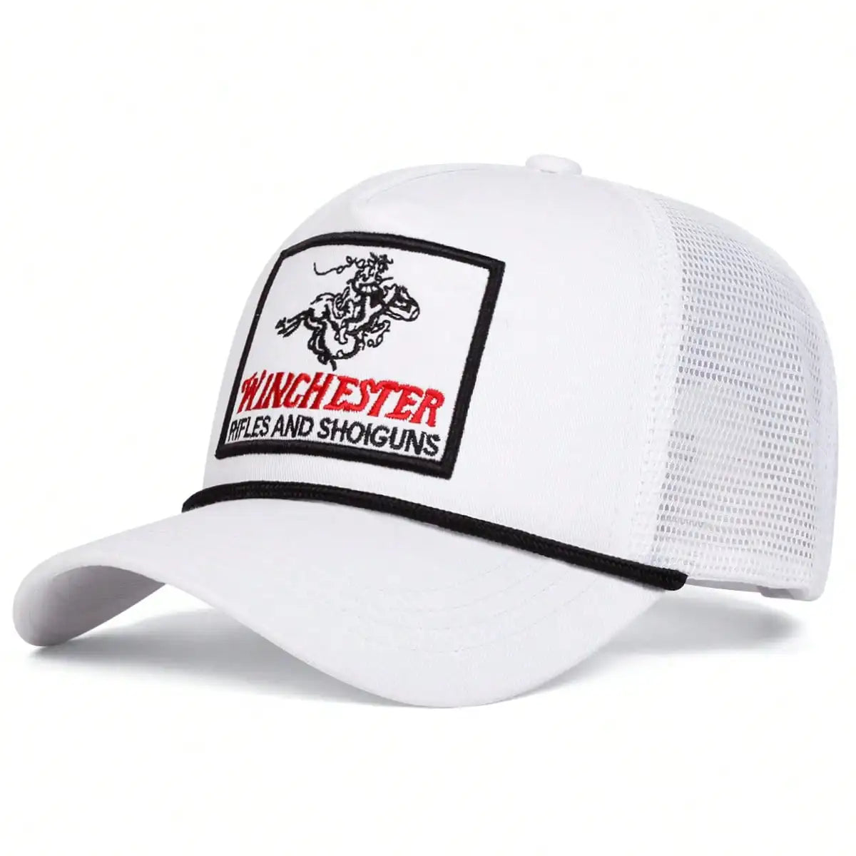 WINCHESTER RIFLES AND SHOTGUNS Truck Driver Cap Personalized Embroidered Letter Baseball Hat Streetwear Mesh Cap