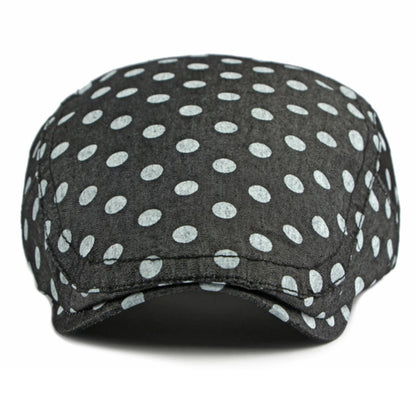 Men Women Retro Artist Painter Dots Beret Hat