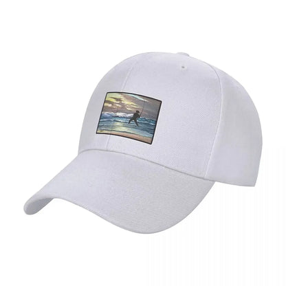 Love Surf Fishing Baseball Cap