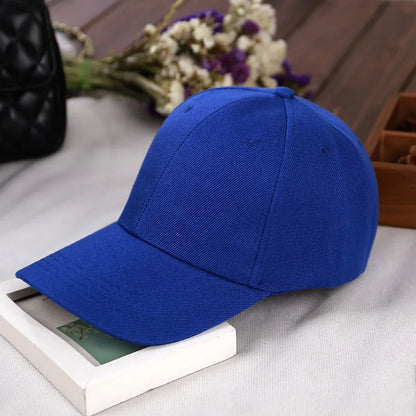 Fashion Retro Solid Color Men and Women Universal Baseball Cap