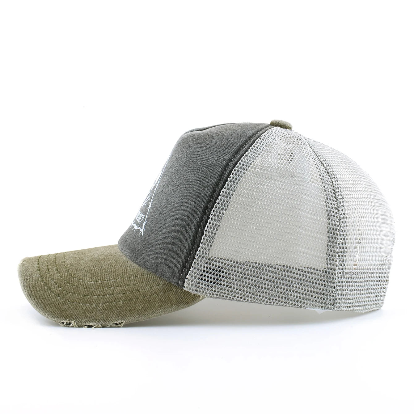 Washed Denim Baseball Cap Women Men