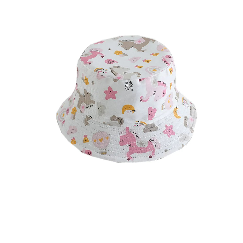 Children Panama Hat Spring Summer Baby Fisherman Hat For Boys Girls Bucket Hats
