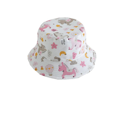 Children Panama Hat Spring Summer Baby Fisherman Hat For Boys Girls Bucket Hats