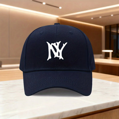 "NY" Printed Quick-Button Baseball Cap