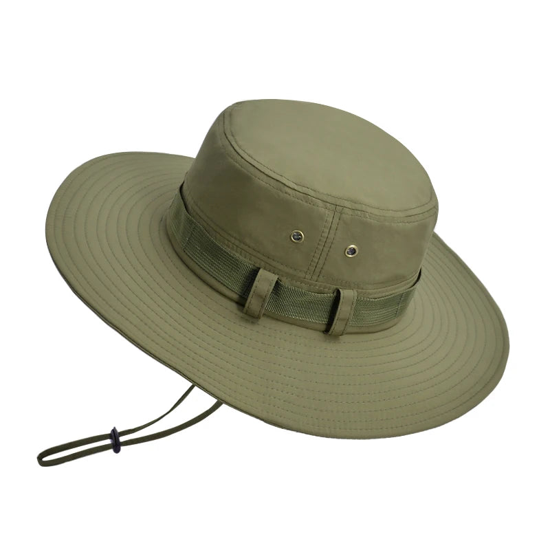 New Spring/Summer Breathable Big Eaves Fisherman Hat