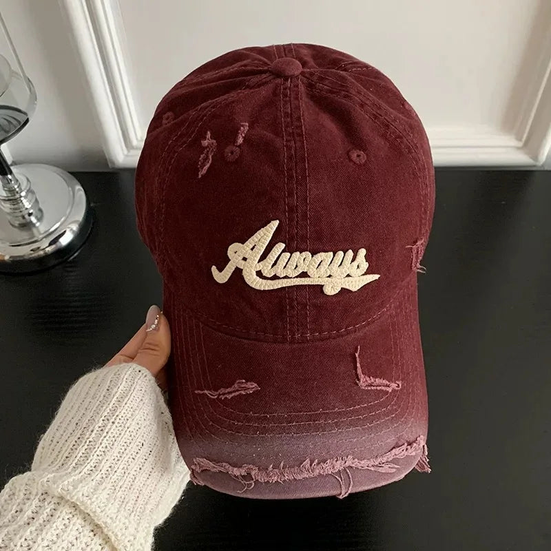 Retro Pink Baseball Cap Deeper Women's