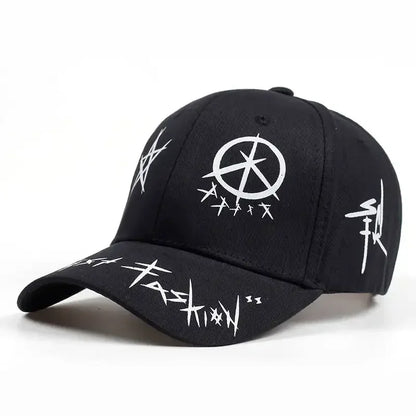 Unisex Eye Graffiti Print Baseball Caps Spring Autumn