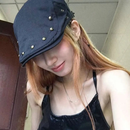 Retro British Newsboy Cap Unisex Vintage Beret Hat