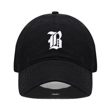 Old English Letter A-Z Embroider Baseball Cap For Men Women