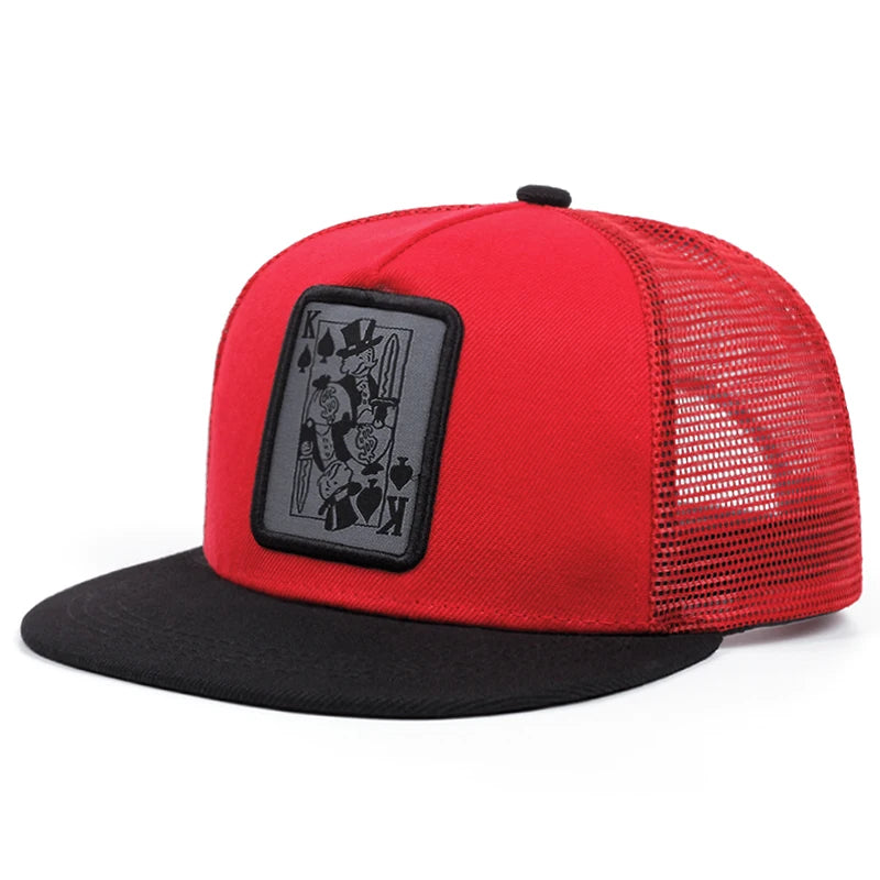 Baseball Hip Hop Caps For Men Women Snapback Playing Card