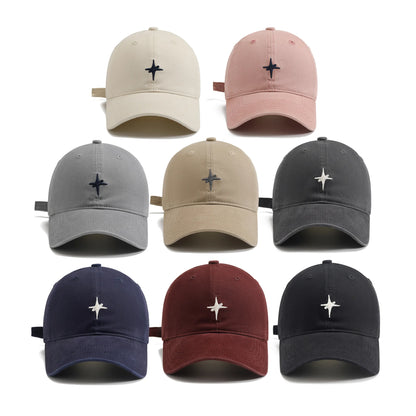 2026 New American Retro Four-Point Star Embroidered Baseball Cap