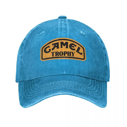 Camel Trophy Classic Logo Unisex Style Baseball Caps Distressed Washed Caps Hat