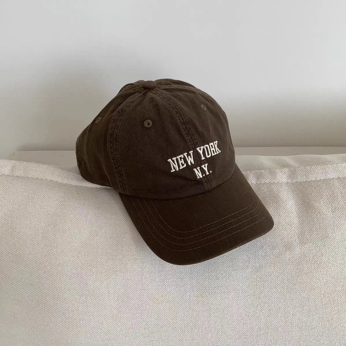 Washed Embroidery Soft Top Baseball Cap Internet Celebrity Street Shot Face Small Cap Female Japanese Cowboy Hat Male