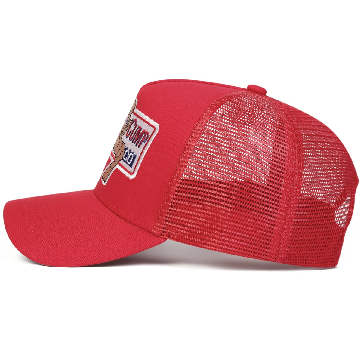 Unisex Shrimp Embroidery Baseball Net Caps Spring and Summer
