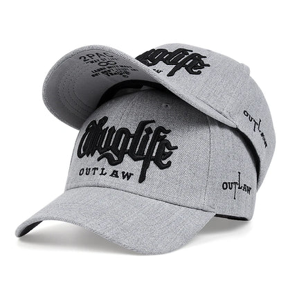 Fashion Fastball Cap Thuglife Embroidery Hiphop Baseball Cap