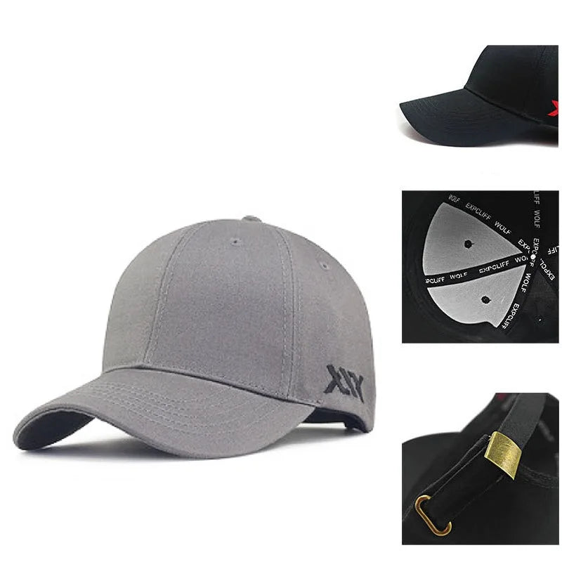 Big Head Man Plus Size Baseball Cap Summer Cotton Mesh