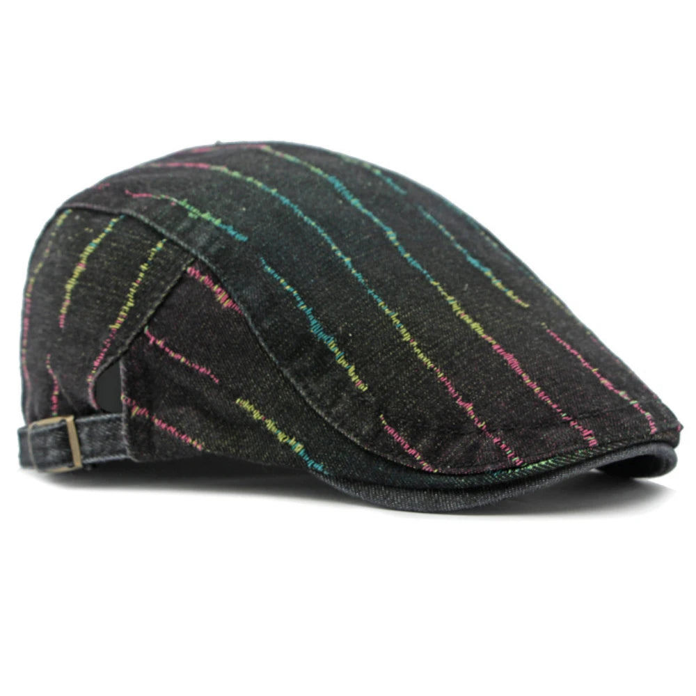 Men Women All Season Cotton Ivy Flat Cap Male Female Adjustable