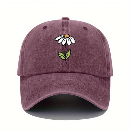 Floral Printed Baseball Cap Men's and Women's All Season