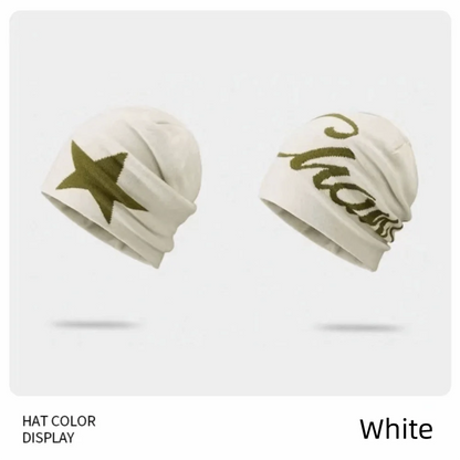 Hip Hop Letter Knitting Cap Hat Y2k Cold Cap Outdoor
