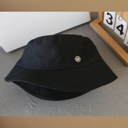 Solid Color Summer New Fisherman Hat Versatile Women Basin Hat