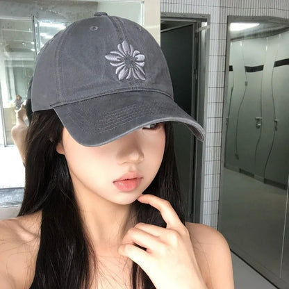 1pc Retro Washed Unisex Baseball Cap Summer
