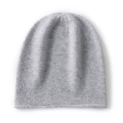 New Winter Cashmere Knitted Unisex Warm Hat High Quality Solid Leisure Sleeve Hat