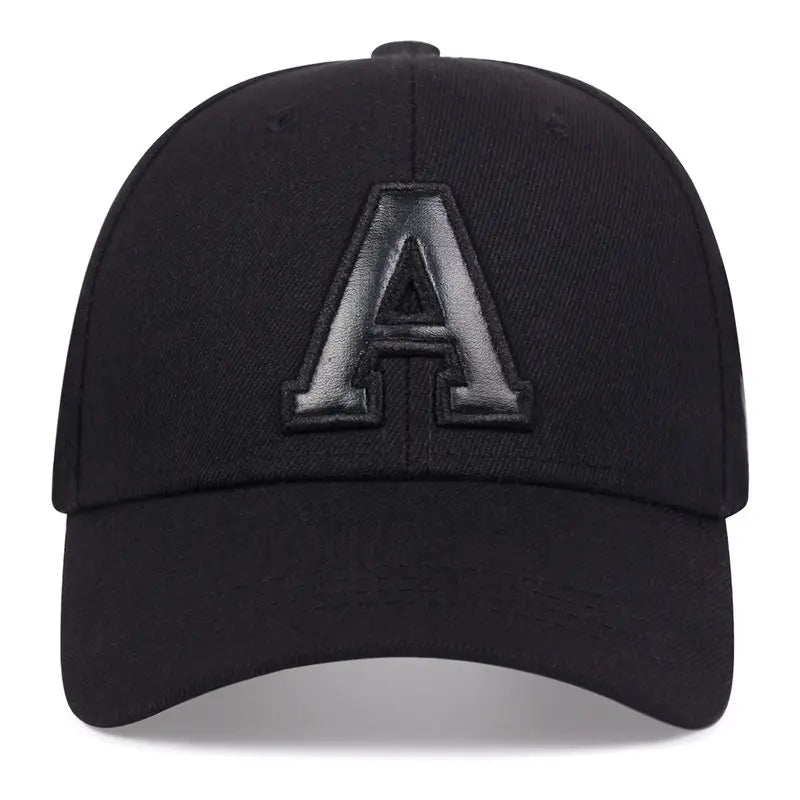 Summer Fashion Men Baseball Cap Letter A Embroidery  Hat Cotton