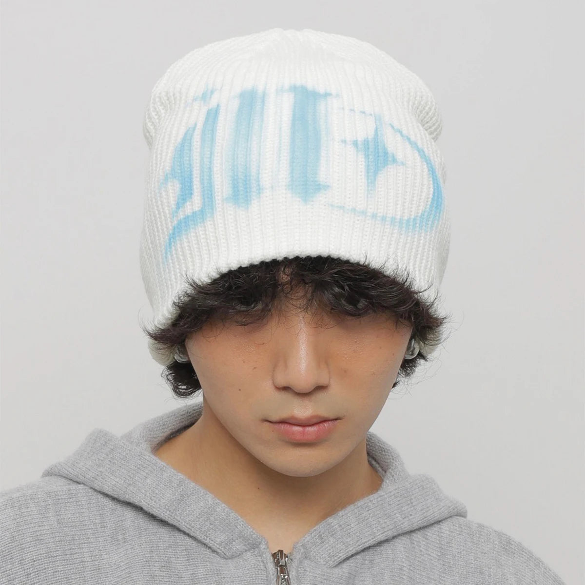Color Block Street Sanskrit Knitted Hats Autumn And Winter New Unisex Y2k Warm