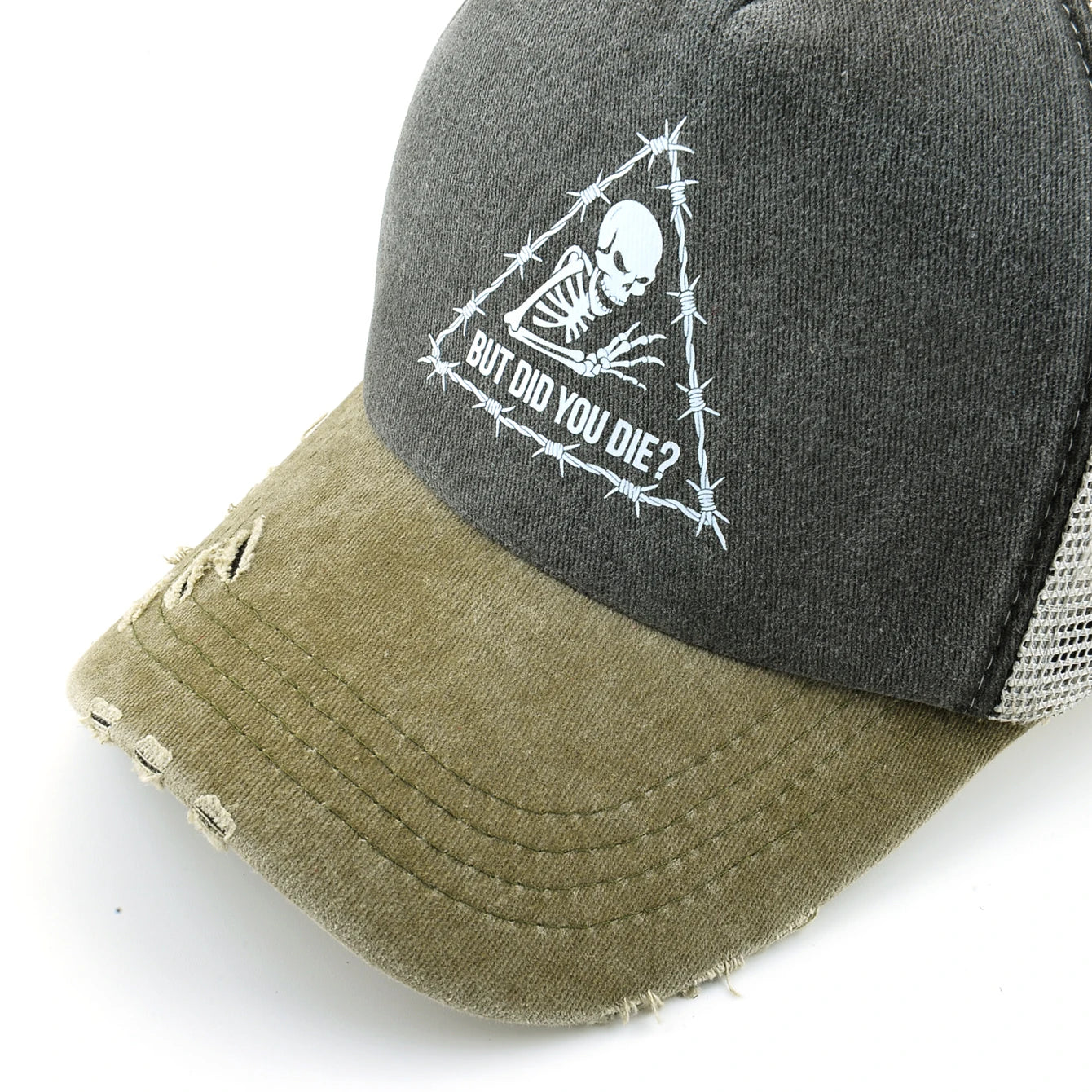 Washed Denim Baseball Cap Women Men
