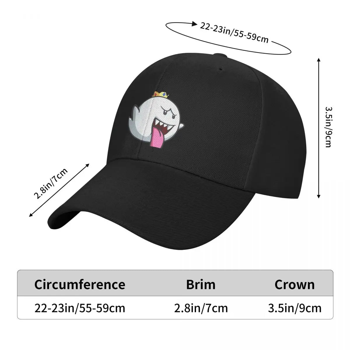 king boo Baseball Cap Hat Men's  Women's