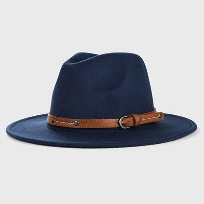 Wool Fedora Hat For Women Men In Winter And Autumn, Outdoor Fashion