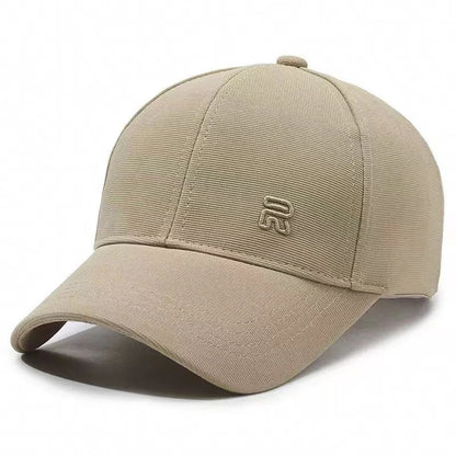 Unisex R Letter Embroidery Baseball Caps Spring Autumn Outdoor