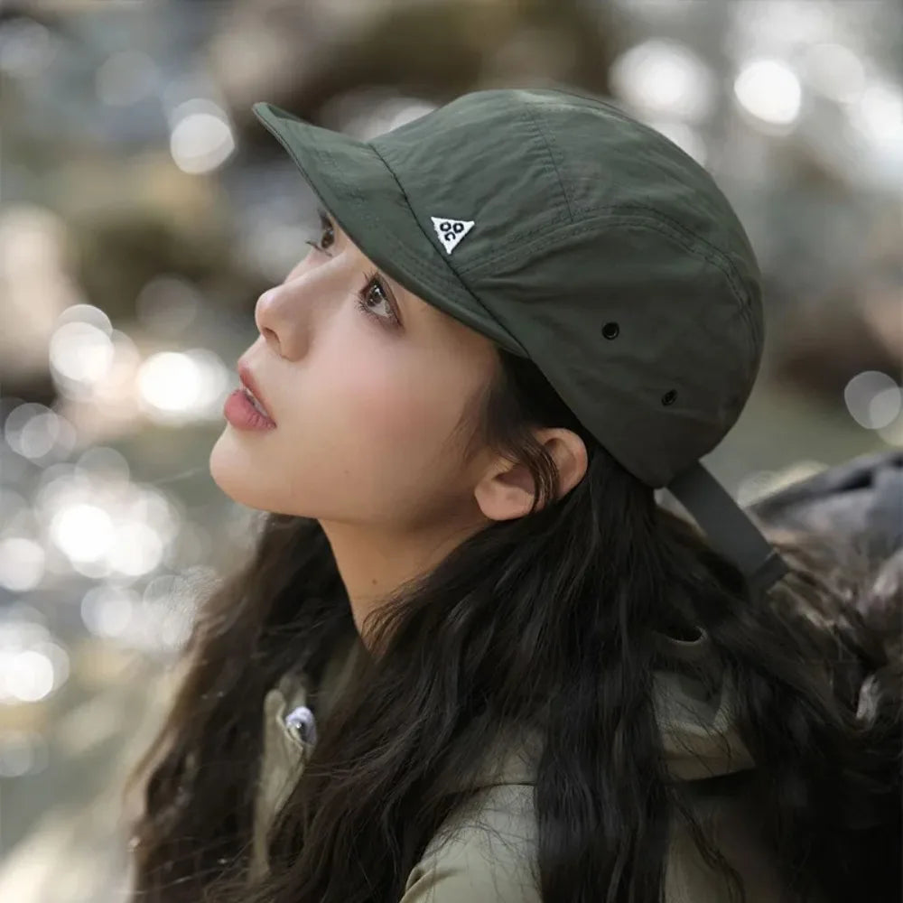 Retro Quick-drying Short Brim Baseball Caps Unisex Summer Outdoor Camping Hat
