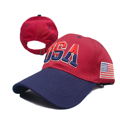 Fashion USA Flag Baseball Cap Unisex Outdoor Sport For Men And Women Caps