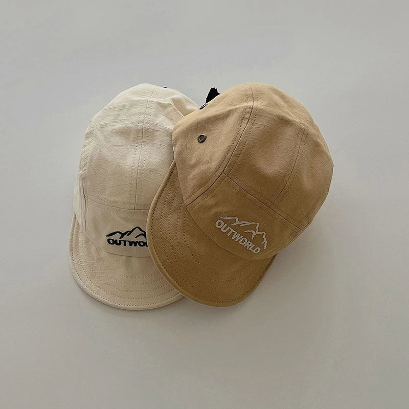 Korean Baby Duck Tongue Hat Letter Casual Kids Baseball Hat