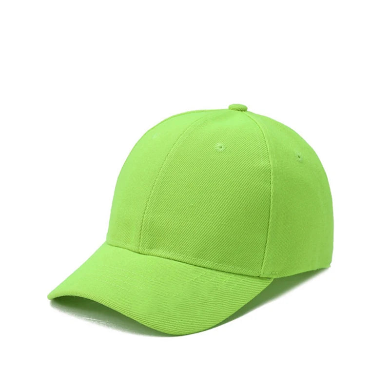 Fashion Candy Color Kids Baseball Cap Sun Protection Boy Girls