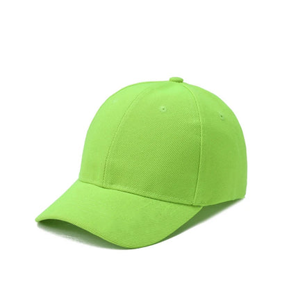 Fashion Candy Color Kids Baseball Cap Sun Protection Boy Girls