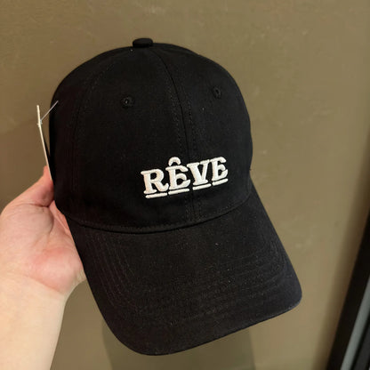 Spring Summer Letter Embroidered Soft Top Baseball Cap