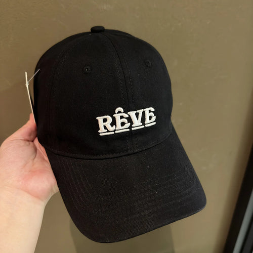 Spring Summer Letter Embroidered Soft Top Baseball Cap