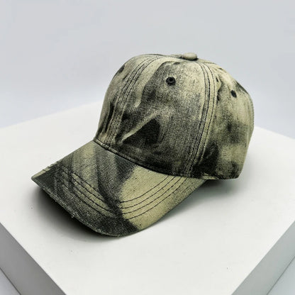 New Men Women Gradient Retro Distress Baseball Hats