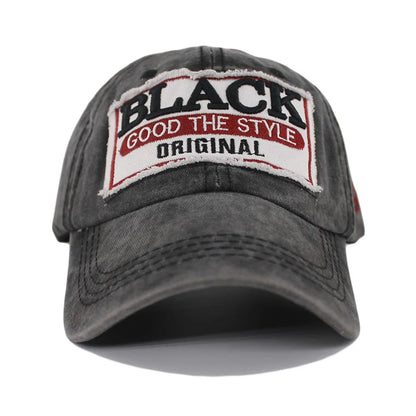 Adult Cowboy Men Baseball Cap Letter Adjustable Hat For Women Summer